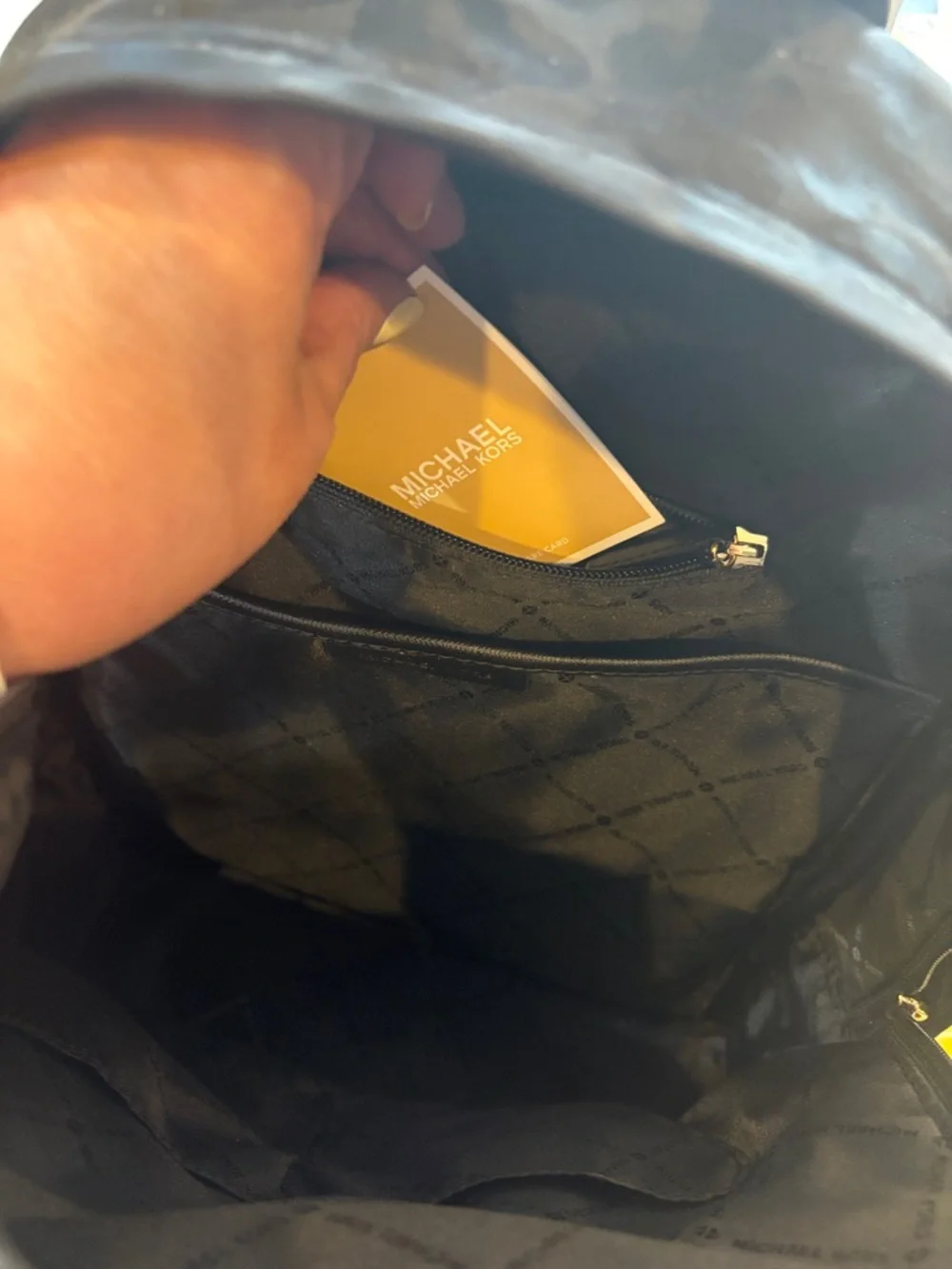 Black Leopard-Pattern Backpack - Women's Everyday Bag - Picture 5 of 5